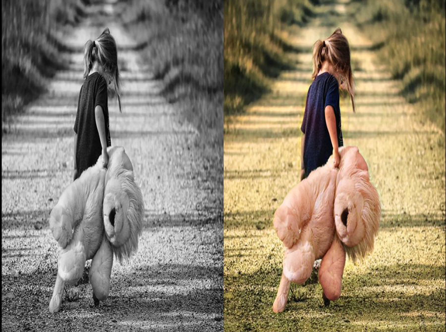 I will convert old photos into new color photos