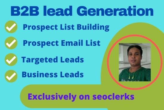 I will provide highly targeted b2b linkedin lead generation prospect email list building 