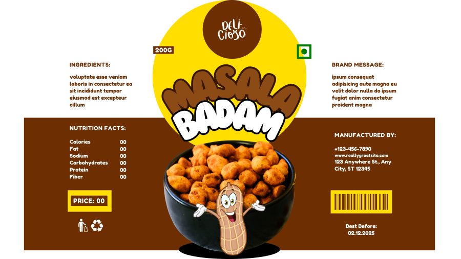 I will design professional label and packaging for your product
