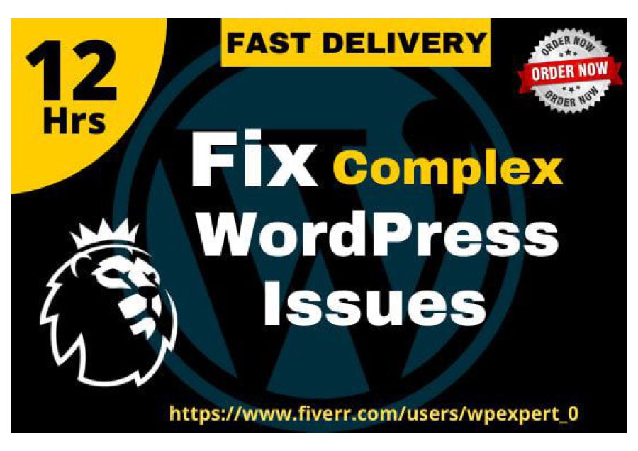 I will fix complex wordpress bug, fix wordpress issues, fix error