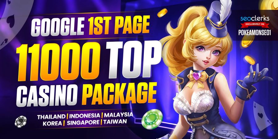 Google 1ST PAGE RANK - Get Powerful 11000, All In One Casino, Gambling Backlinks Package 