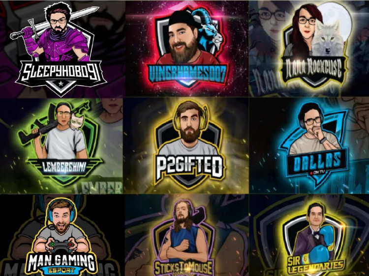 I will design attractive gaming, esport, youtube, or twitch logo or mascot of your image