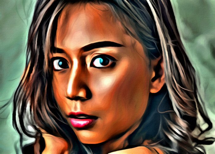 I will make alluring digital realistic portraits