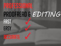 I will professionally edit and proofread your writing, document and English writing