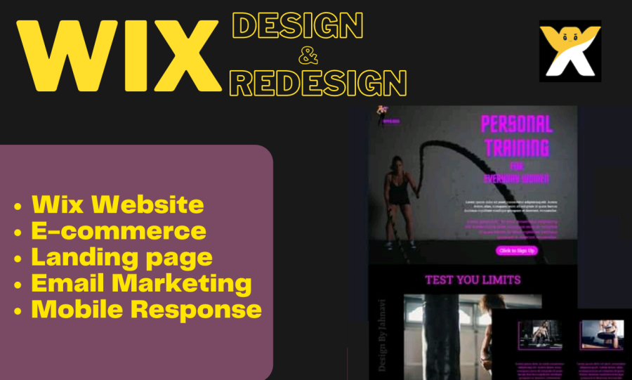 I will do wix website, wix redesign and wix fixing wix SEO