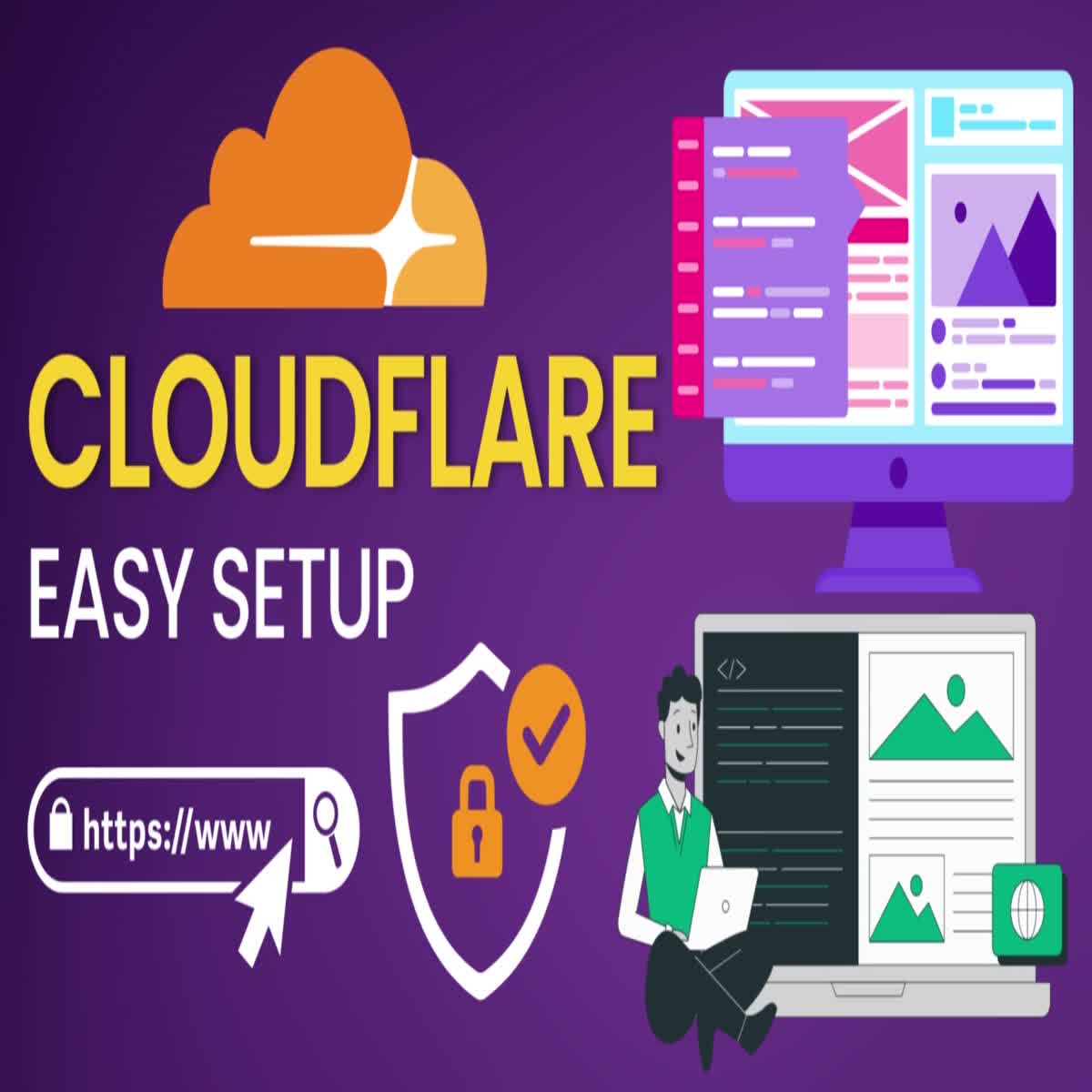 I Will Do Cloudflare Setup for Your Website and Domain Name To Speedup Your Business