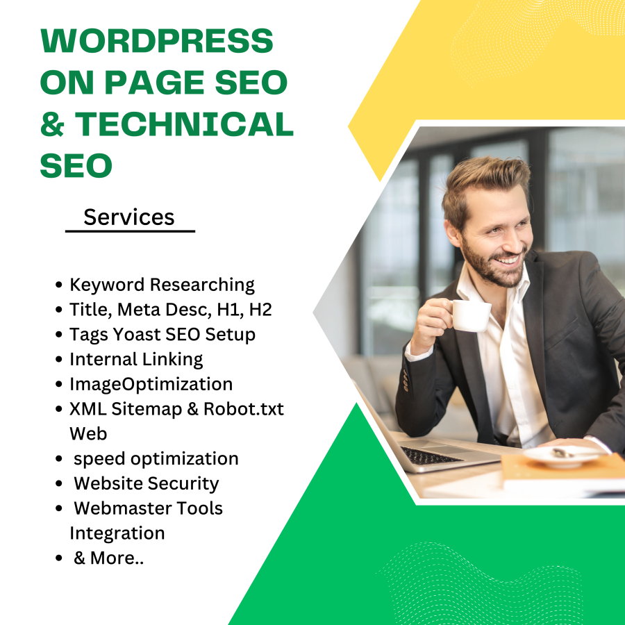 I will do complete on page SEO and technical optimization 