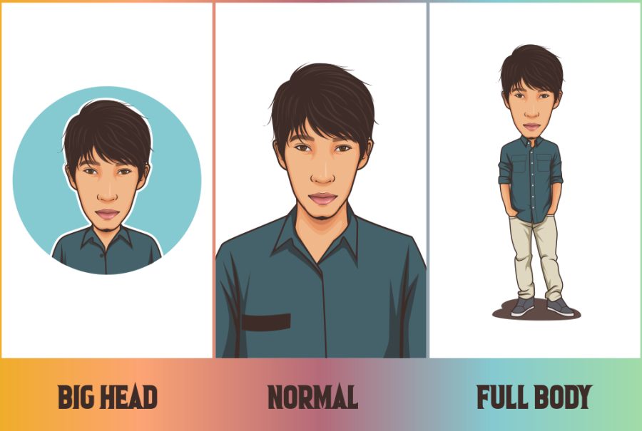 I will make an outstanding portrait caricature of you
