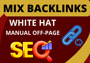 I will do 80 dofollow mix backlinks on high authority websites manually