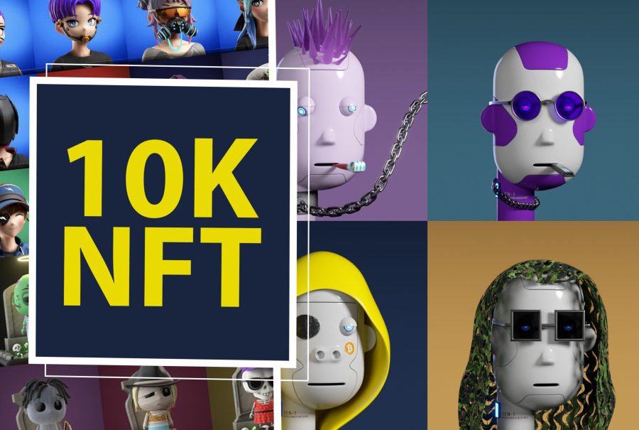 I will generate 10k, 50k, nft art collection, 3d modelling, nft character design