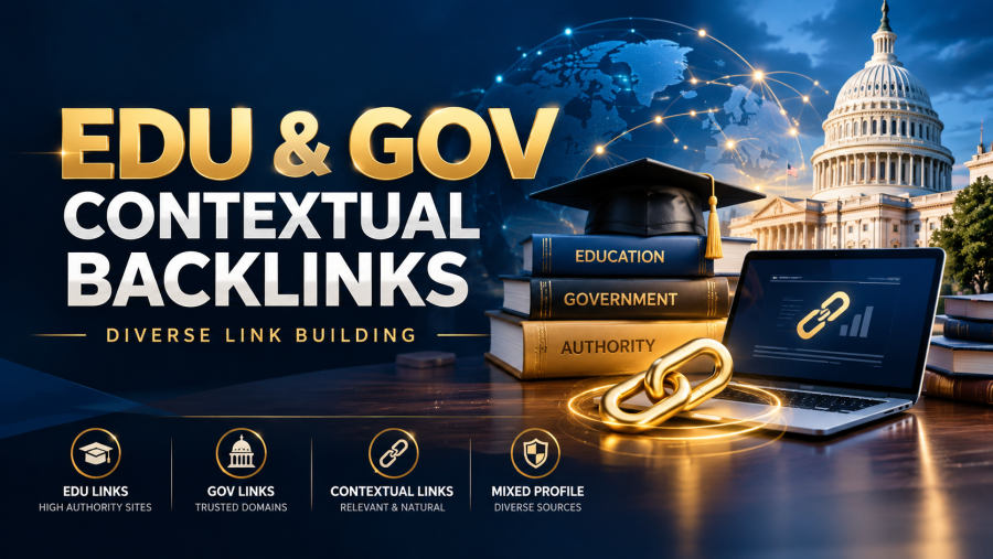 Build a Diverse Backlink Profile with EDU GOV & Contextual SEO Links