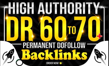 I will create DR 60 contextual backlinks