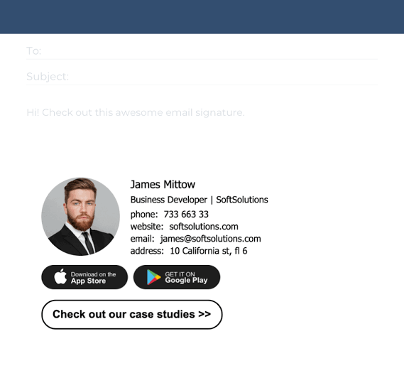 I will design a clikable email signature