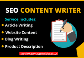 Experienced and expert high quality Content Writer 