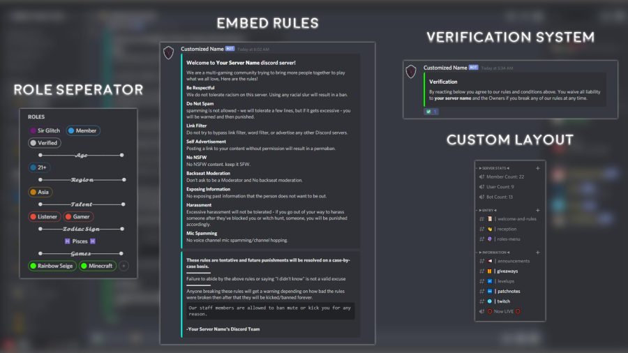 I will setup a discord server for your NFT. DAO and community 