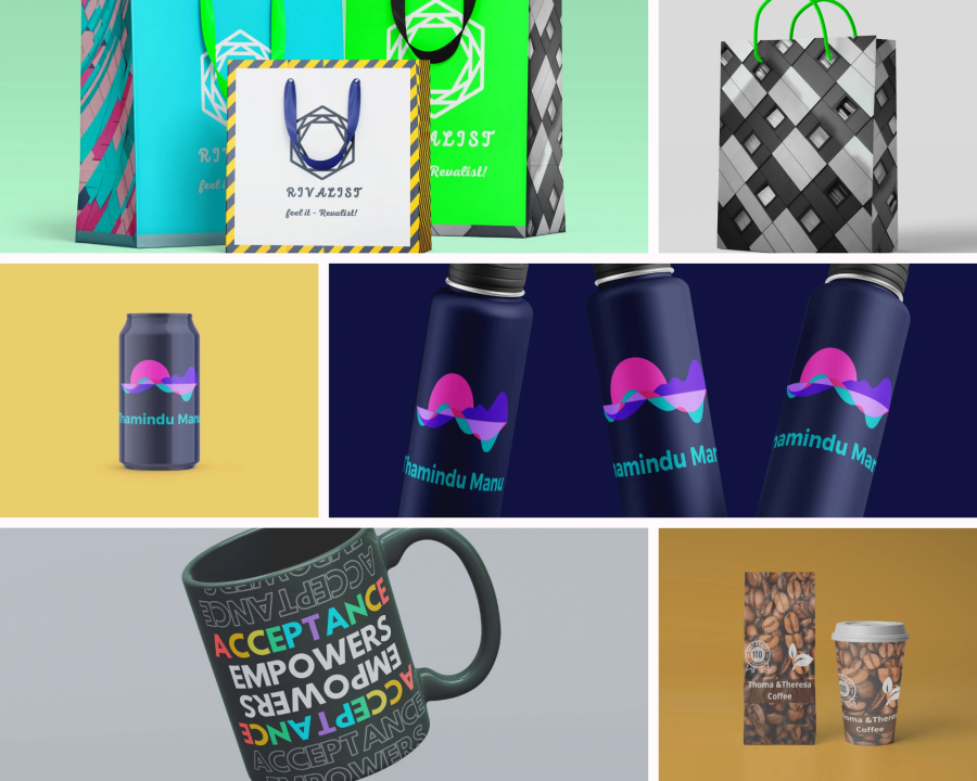 I will Design 5 realistic 3d mockups