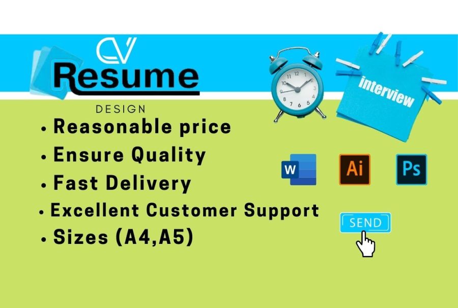 Compose resume design, CV writing, and cover letter