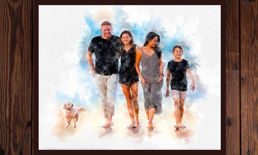 I Will Create Watercolor Portrait Photos