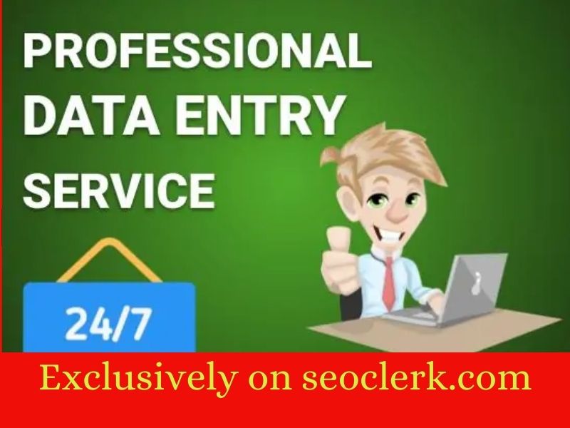 I will do data entry, copy-paste, and web search in one day.