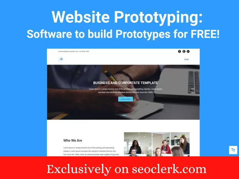 I will create a unique website design and its prototype.