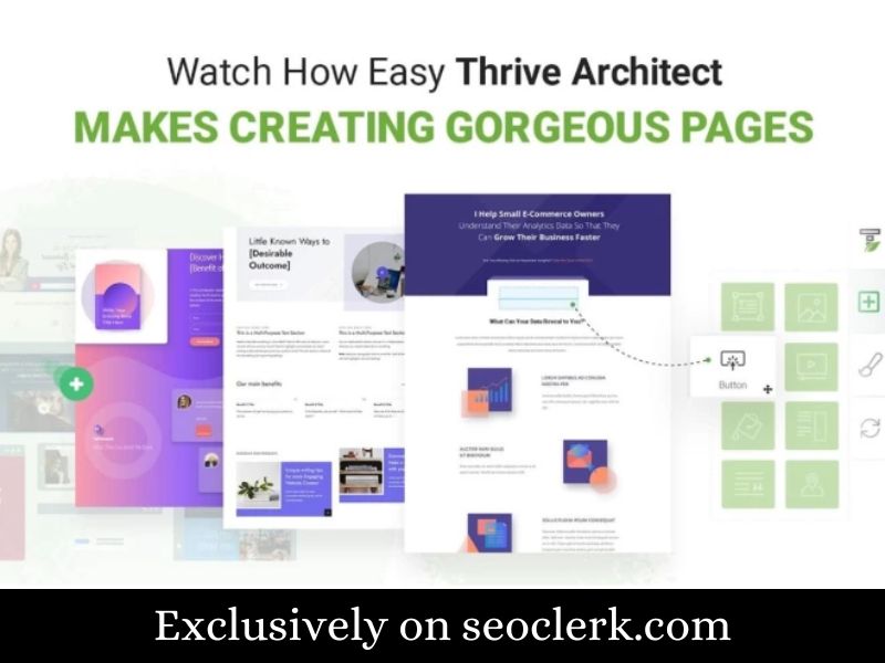 I will build a website using thrive, architect, thrive, theme builder.
