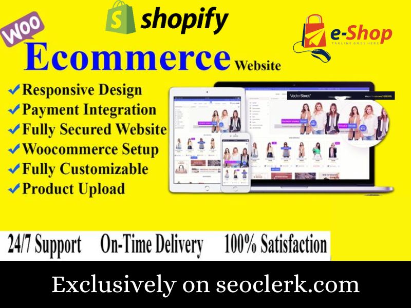I will create a woo-commerce website