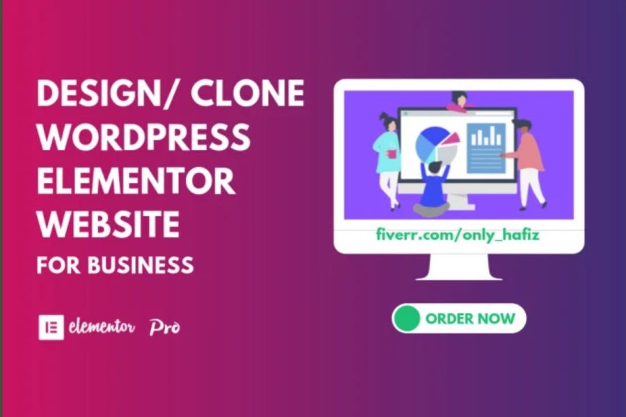 I will create a unique WordPress Website with Elementor pro