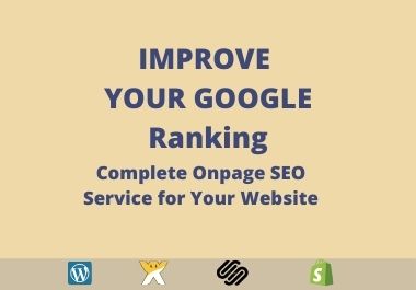 I will complete onpage SEO optimization service for google top ranking 3 pages