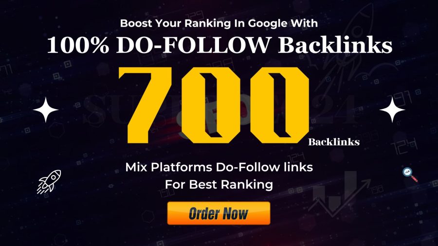 Build Professional 700 Unique Dofollow Backlinks For Google ranking
