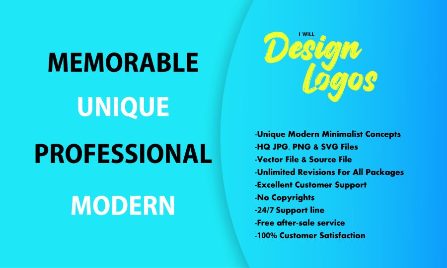 I will design modern hand drawn lettering, calligraphy, typo logo
