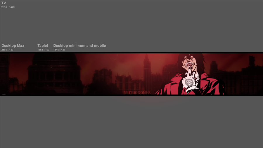 Banners for YouTube, Twitter, Twitch etc.