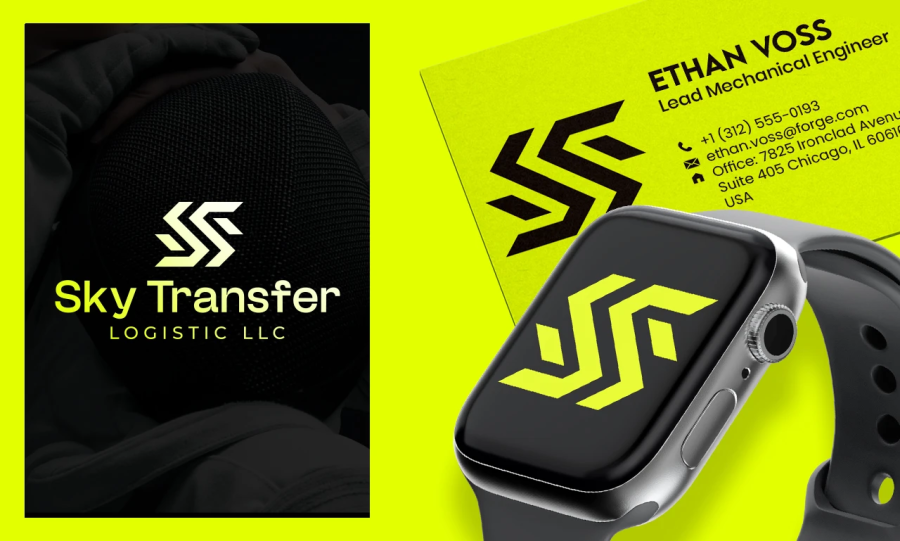 Get modern business logo design with copyright