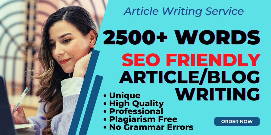 I will write SEO Articles, Blog Posts of 2500 words