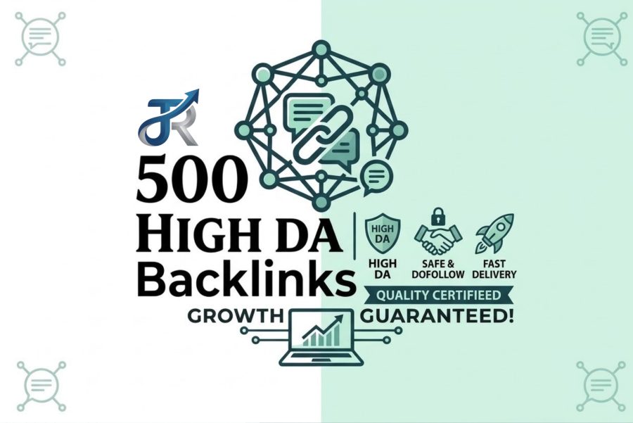 I will build 500 High DA Backlinks for powerful off page SEO and link building 
