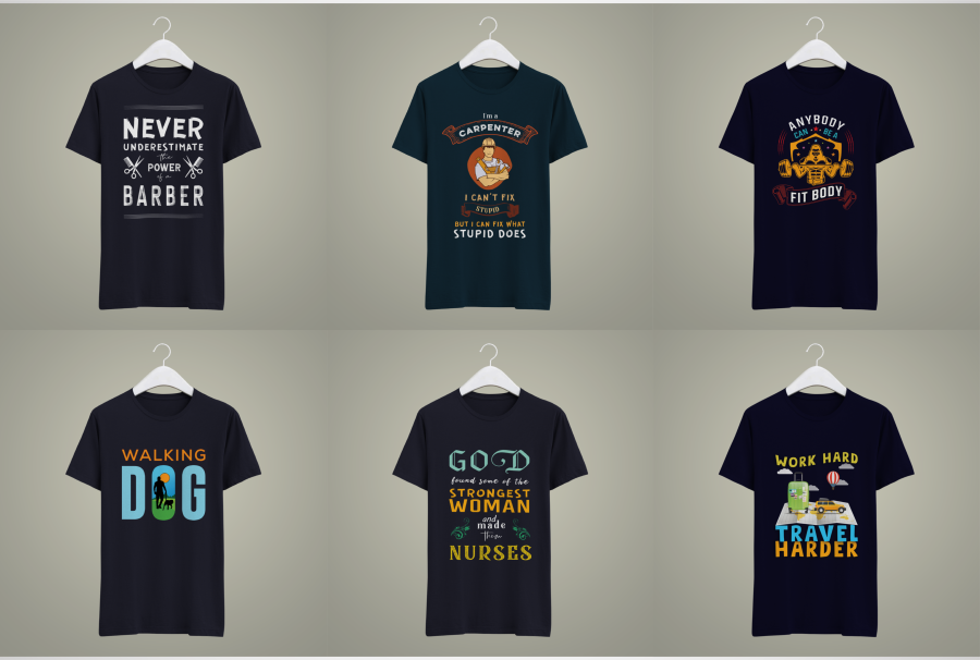 I will do creative t-shirts design within few hours