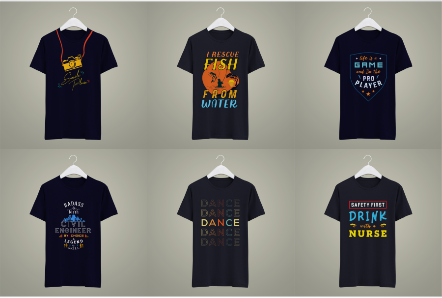 I will do creative t-shirts design within few hours