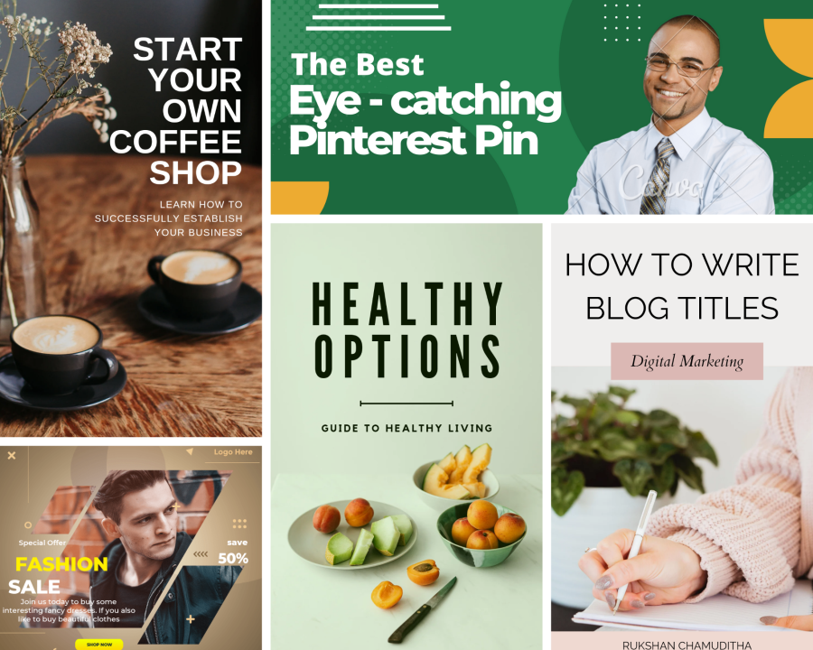 I Will Designing Eye-catching Pinterest Pins, Flyers And Social Media Post For You