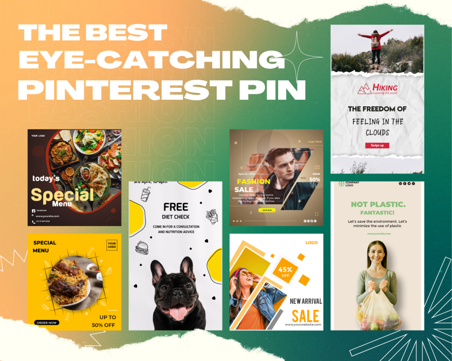 I Will Designing Eye-catching Pinterest Pins, Flyers And Social Media Post For You