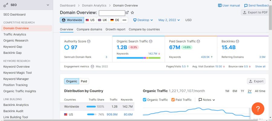 I will do complete on page off page and technical seo service for rank website first page of google