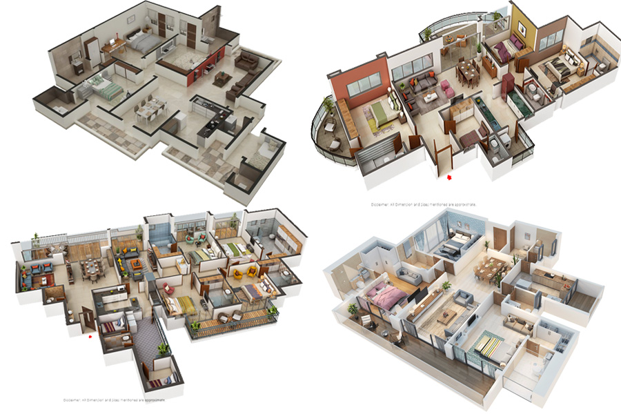 I will do architectural 2d planning 3d modeling and rendering