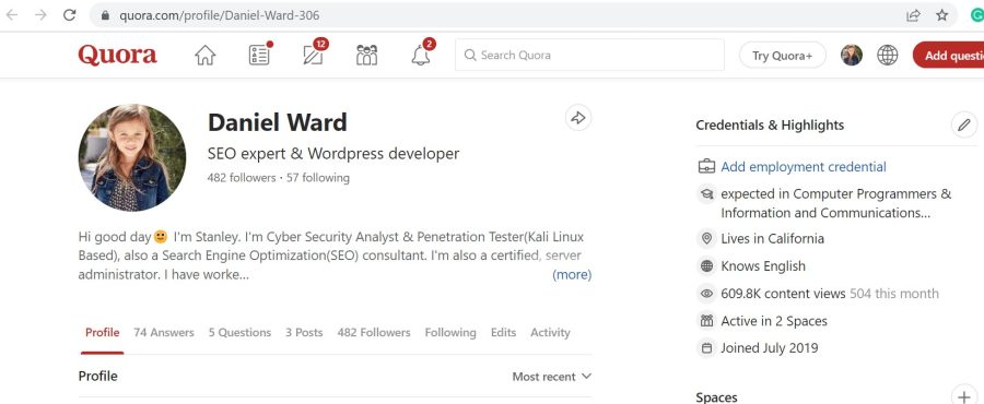 I will promote your website with 50 High Quality Quora Answer