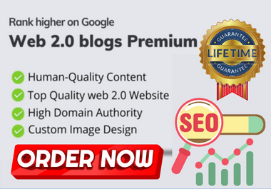 5 Web 2.0 blogs Premium Human-Quality Content 
