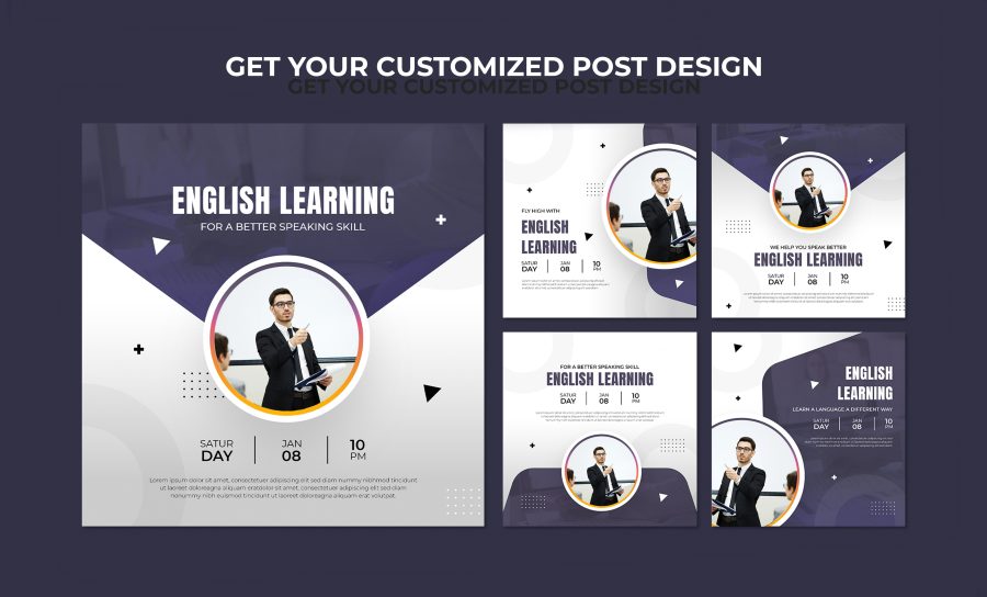 Social Media Post design to attract more audience