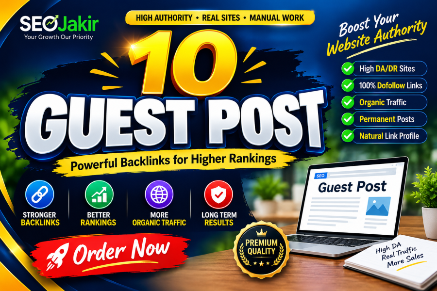 10 Premium Guest Post Backlinks Strengthen Your SEO Authority