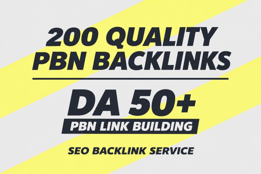 I Will Build 200 Quality PBN Backlinks for SEO Link Building