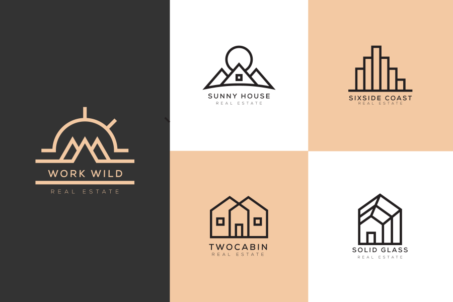 I will create modern minimal real estate logo for your business or website, company
