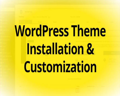 I will install wordpress theme customization 
