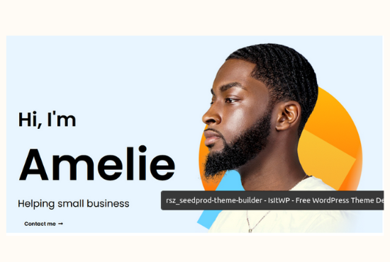 I will create personal portfolio website business responsive