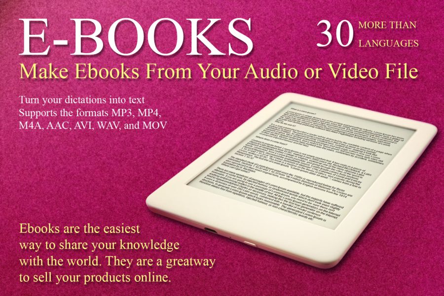 I will Transform ANY audio or video file into super-readable text documents, blog posts, and eBooks