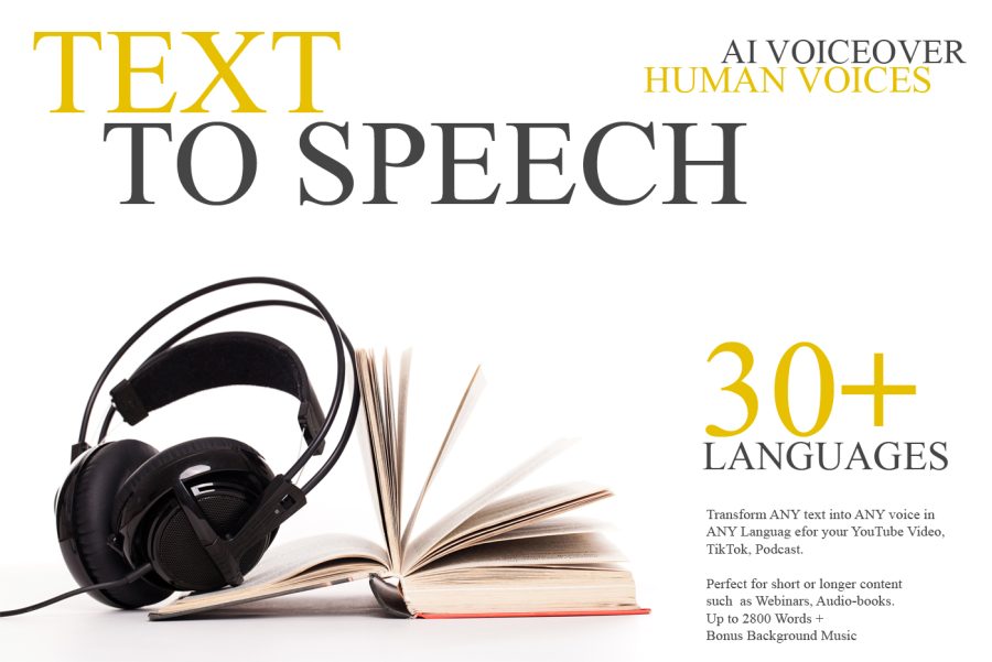 I will Transform ANY text into ANY voice in ANY Languages
